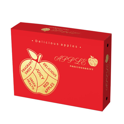 高档水果礼品盒礼盒红富士冰糖心空盒子烟台苹果手提纸盒送礼果盒