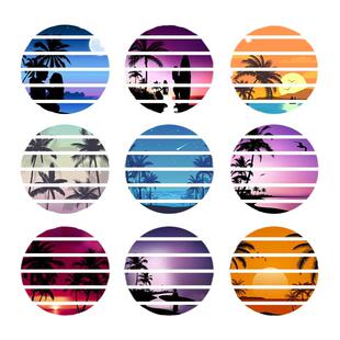 网红打卡拍照区室内露营风小酒馆创意背景墙面装饰品清吧布置挂画