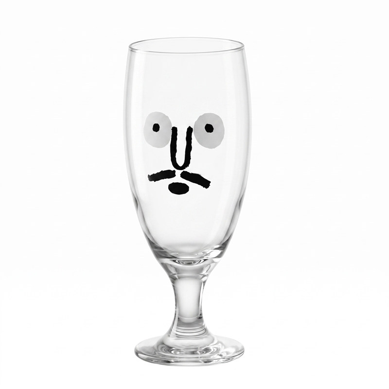 姜妍同款韩国ins风高脚玻璃杯