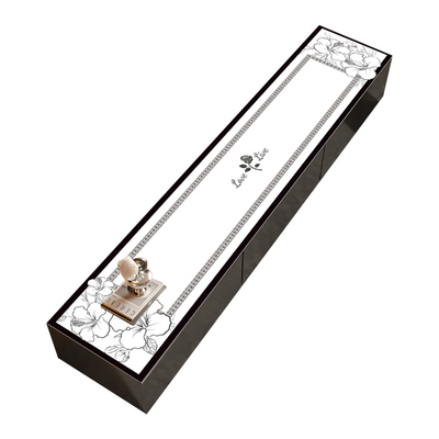 可定制电视柜垫羊皮纹抗污皮革垫