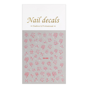 烟花美甲贴纸2026新年指甲贴红色喜庆白色节日装饰烟花图案烟花贴