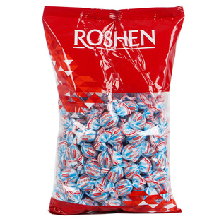 乌克兰进口糖果黄油夹心奶糖俄罗斯滴滴香牛奶糖巧克力糖零食喜糖