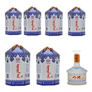 套马人家正宗内蒙古特产42度整箱6瓶低度礼盒酒家用草原马奶酒