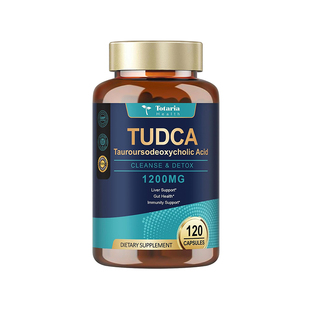 美国Totaria TUDCA牛磺酸去氧胆酸胆汁盐肝脏胆囊清洁600mg/120粒