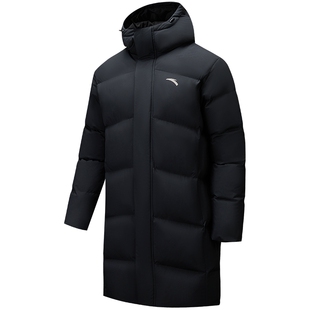 安踏六度芯羽绒服丨中长款保暖棉服男士冬季新款防寒加厚运动外套