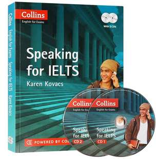 柯林斯雅思口语 英文原版 Speaking for IELTS 雅思考试工具书 进口书籍教材 英文版 可搭词汇阅读听力写作语法