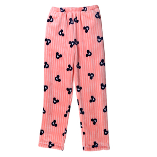 大码胖妹子女士冬季加厚柔软保暖宽松法兰绒珊瑚绒睡裤暖暖裤有口