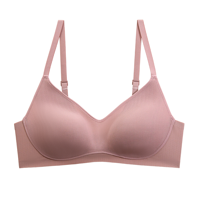 【纸片杯】超薄透气内衣女士大胸显小显瘦无痕收副乳防下垂文胸罩