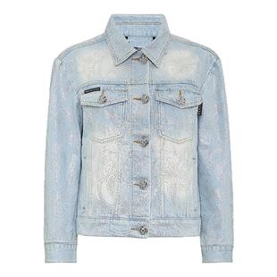 PHILIPP PLEIN 女士Teddy Bear牛仔夹克丹宁外套秋冬
