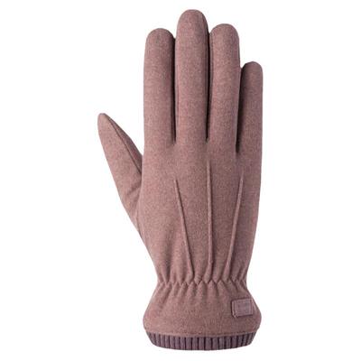 男女冬季加厚绒骑车保暖触屏手套