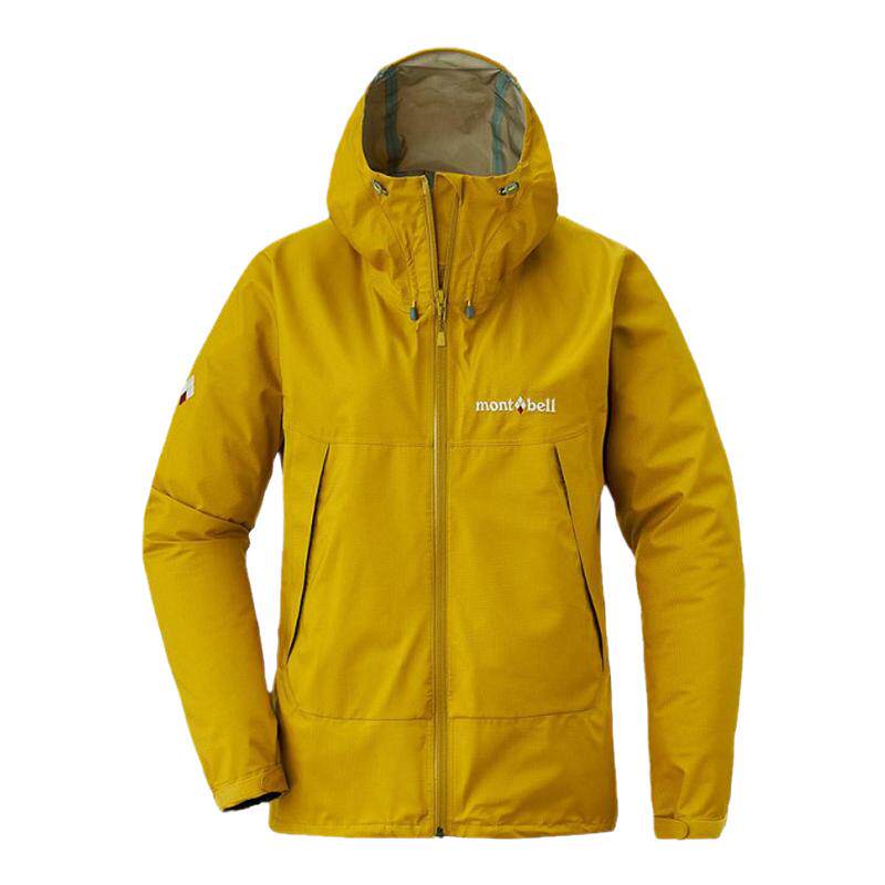 日本直邮1h可退 montbell雷暴女款连帽防护夹克雨衣透气舒适百搭