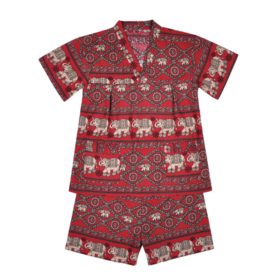 汗蒸服女式高档亚麻大码加肥浴袍