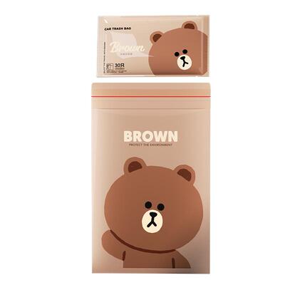 潮九玩五学校课桌车载自粘垃圾袋