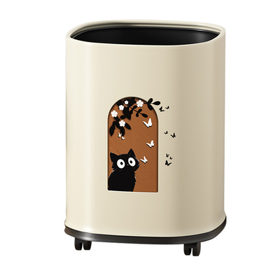 会跑”的垃圾桶想去哪就推哪