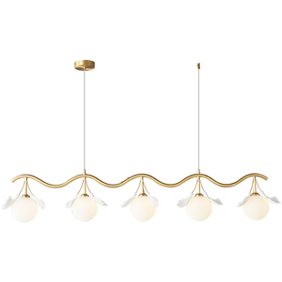 法式轻奢奶油风餐厅吊灯中古vintage吧台吊灯复古包豪斯餐桌灯具