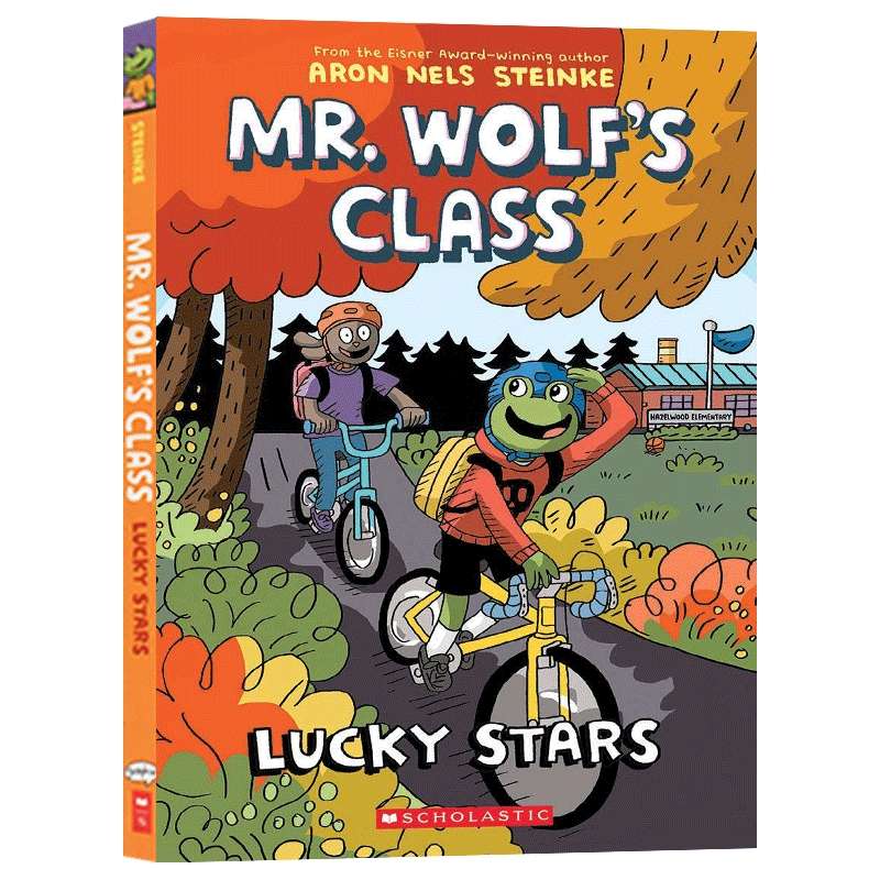 老狼先生的教室漫画3 英文原版 Mr Wolf's Class 3 Lucky Stars 狼老师的课堂故事 英文版儿童英语图画书 爆笑校园文学 进口书籍