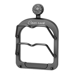 吸盘多层锅盖架厨房壁挂式砧板架带挂钩多功能沥水案板收纳置物架