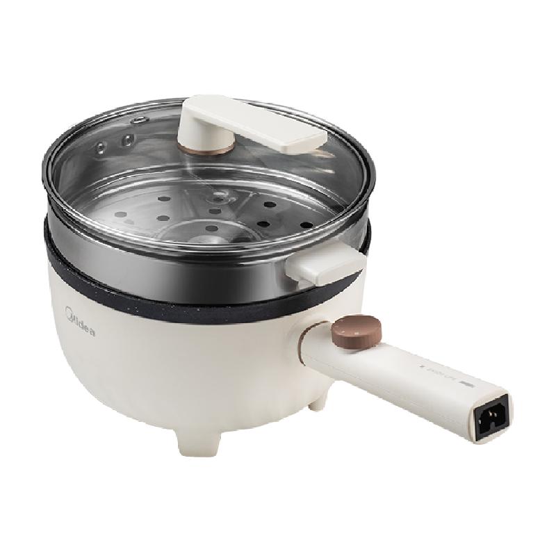 美的电炒锅一体式不粘锅多功能电煮锅电火锅蒸煮煎炒菜锅