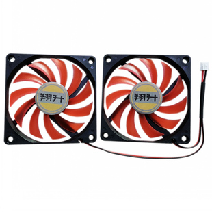 祺祥 翔升GT250 GTS250 9600GT 9800GT显卡风扇 8厘米散热双风扇