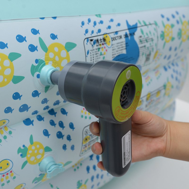 蓄电池家用车用充气泵泳圈充气泵户外便携充气抽气泵锂电池蓄电泵