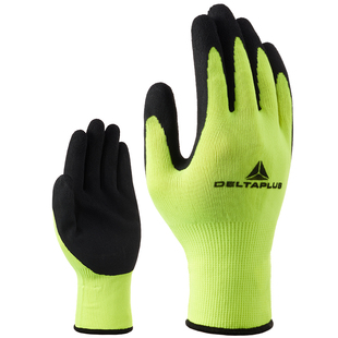 代尔塔透气乳胶橡胶涂层浸胶耐磨搬运健身运动户外工作劳保手套