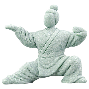 器物志太极功夫武侠人物创意摆件家居桌面茶桌造景茶宠装饰工艺品