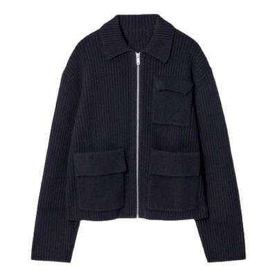 现货CS女装标准版型羊毛罗纹工装