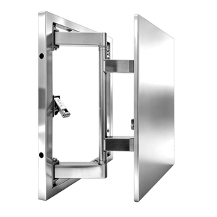 不锈钢款瓷砖石材隐形门地暖分水器浴缸检修口下水管空调设备暗门