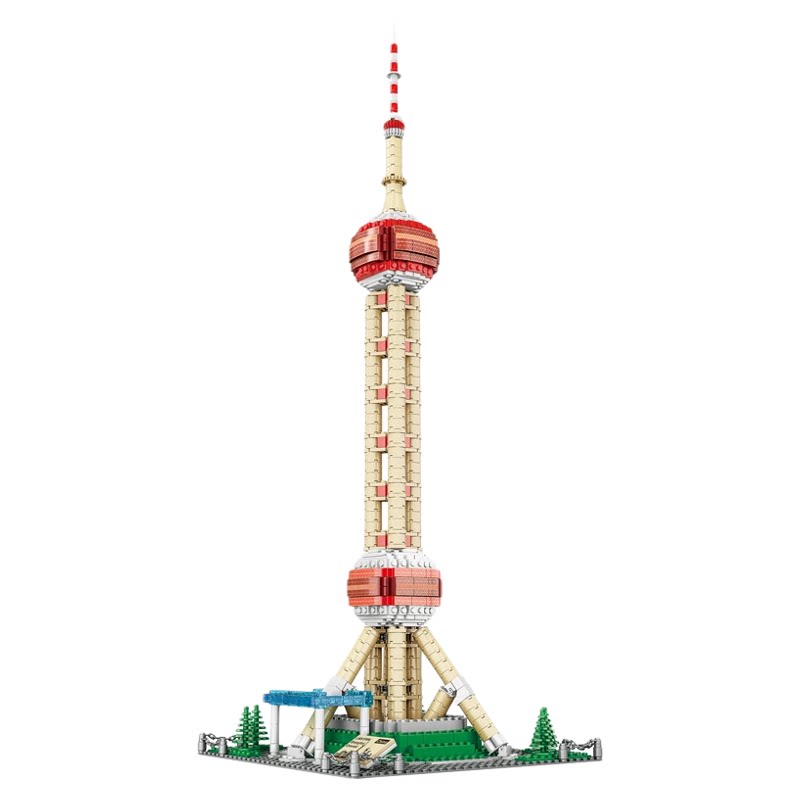 【约80cm】上海东方明珠积木模型