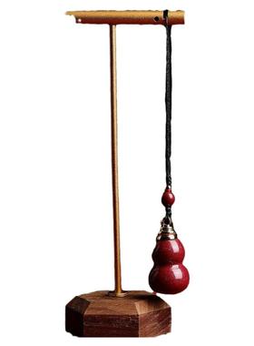 朱砂葫芦吊坠空瓶可开装砂福禄