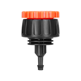 4/7细管简易接头微喷滴灌接嘴小三通弯通堵头倒刺直通固定杆阀门