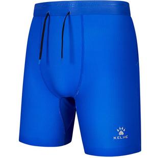 卡尔美压缩裤男跑步健身短裤运动四分裤越野马拉松专业紧身腰包裤