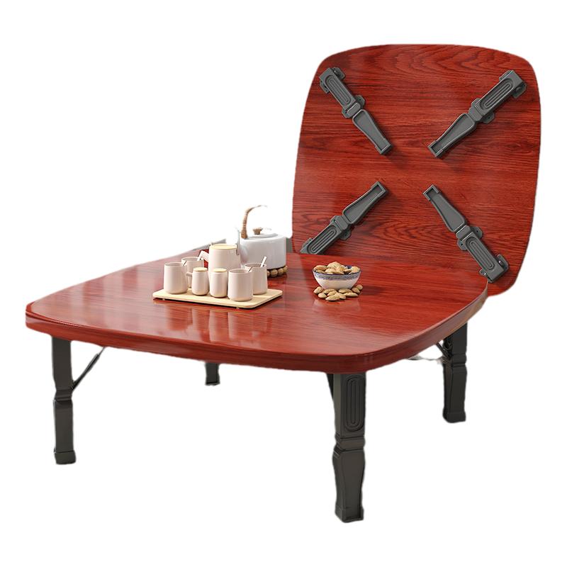 折叠桌子家用炕上桌榻榻米飘窗桌简易坐地矮桌小饭桌宿舍床上书桌