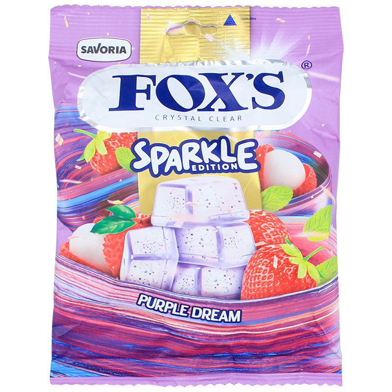 包邮foxs水晶糖霍士FOX'S星钻系列网红混合水果硬糖喜糖零食