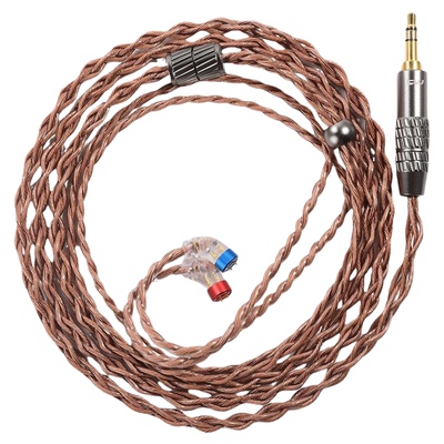 CVJ VS400升级线400芯无氧铜可换插头2.5-3.5-4.4mm 2pin S平衡线