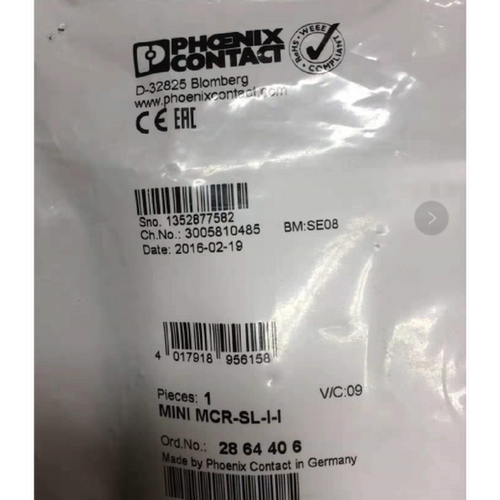 议价菲尼克斯原装正品现货隔离放大器 - MINI MCR-SL-I-I - 28644