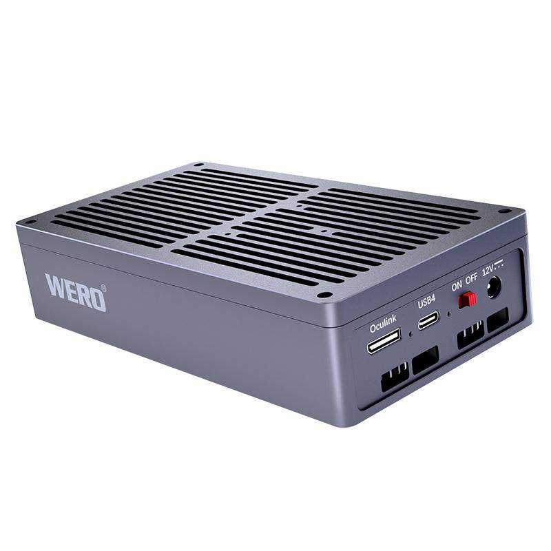 WERO USB4+OCULINK U.2/3企业SSD硬盘盒支持V口电池适用于雷电345