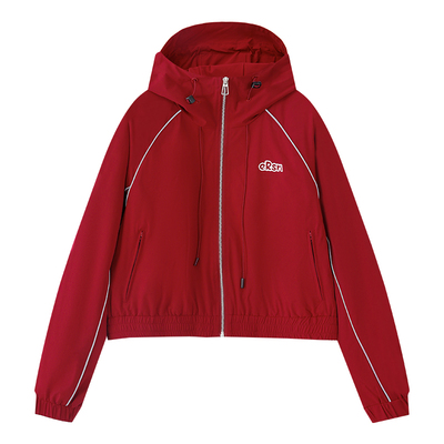 【明星同款】ER反光条运动套装秋潮牌短款骑行服夹克外套伞兵裤