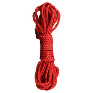 日式【手工处理】红色麻绳日式麻绳捆绑绳教程绳艺绳缚捆绑麻绳子