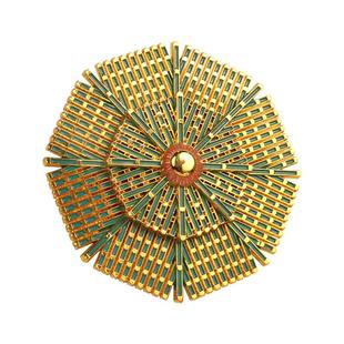 密密主文创关帝庙时来运转山西旅游文创天宫藻井金属解构冰箱贴