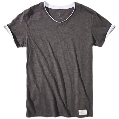 毛边纯棉薄款短袖打底衫