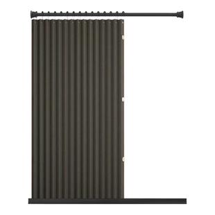 折叠浴帘套装浴室免打孔磁吸隐形防水布隔断帘卫生间洗澡淋浴帘布