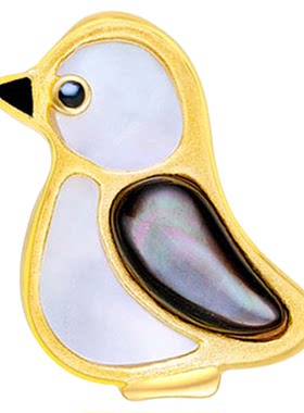 justgold镇金店耳钉冰川珍奇