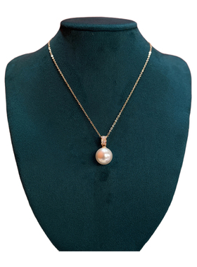 正品冷光澳白维纳斯珍珠项链