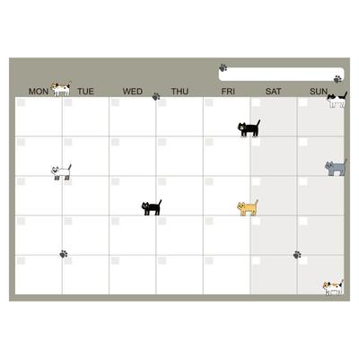 留言板冰箱贴备忘录可擦写磁吸