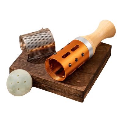 玉来顺天然玉石手握艾灸棒