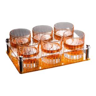 玻璃KTV白啤酒洋酒杯威士忌杯子套装白兰地冰河烈伏特加创意水杯