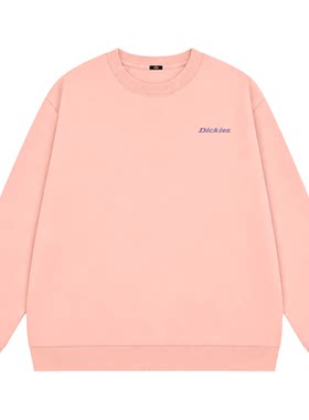 Dickies春秋新款圆领宽松卫衣女
