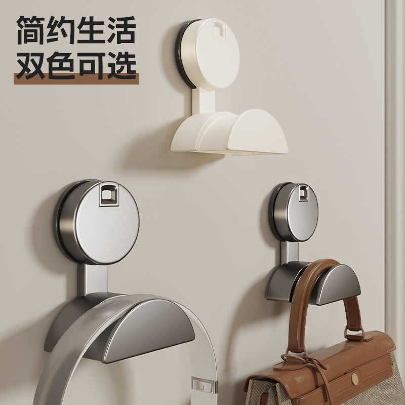 吸盘门后挂钩挂包包置物架衣服粘浴室打孔收纳吸附免入户门真空钩