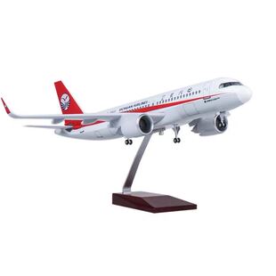 47CM带灯带轮空客A319中国机长四川航空3U8633川航B-6419飞机模型